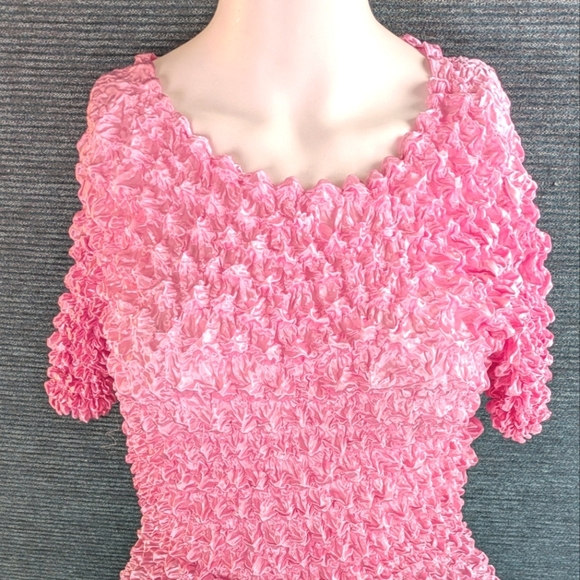 Y2K Magic Popcorn Top One Size Fits Most. Barbie Pink - Picture 2 of 9